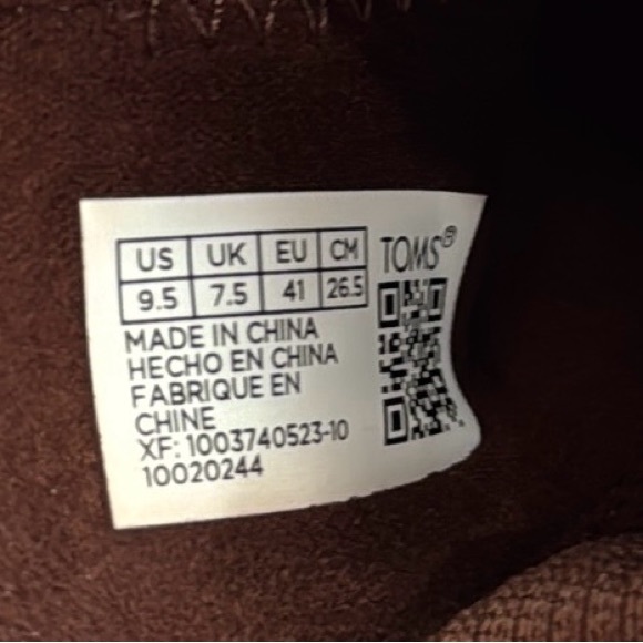 Tom’s Charlie Boot brown chesnut leather US women’s 9.5 - Picture 7 of 7